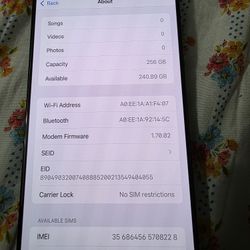 Iphone 16 Promax 256