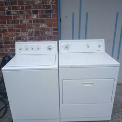 SUPER CAPACITY KENMORE WASHER AND DRYER DELIVERY AVAILABLE 90-DAY WRITTEN WARRANTY 