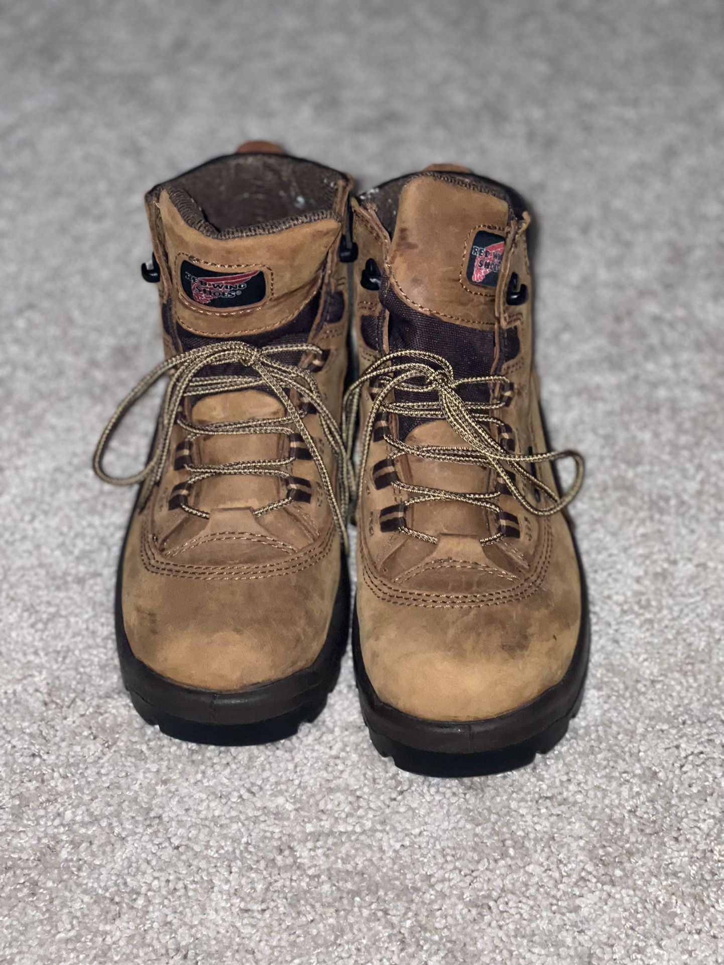 Red Wing Safety Boot Camel Womens 8