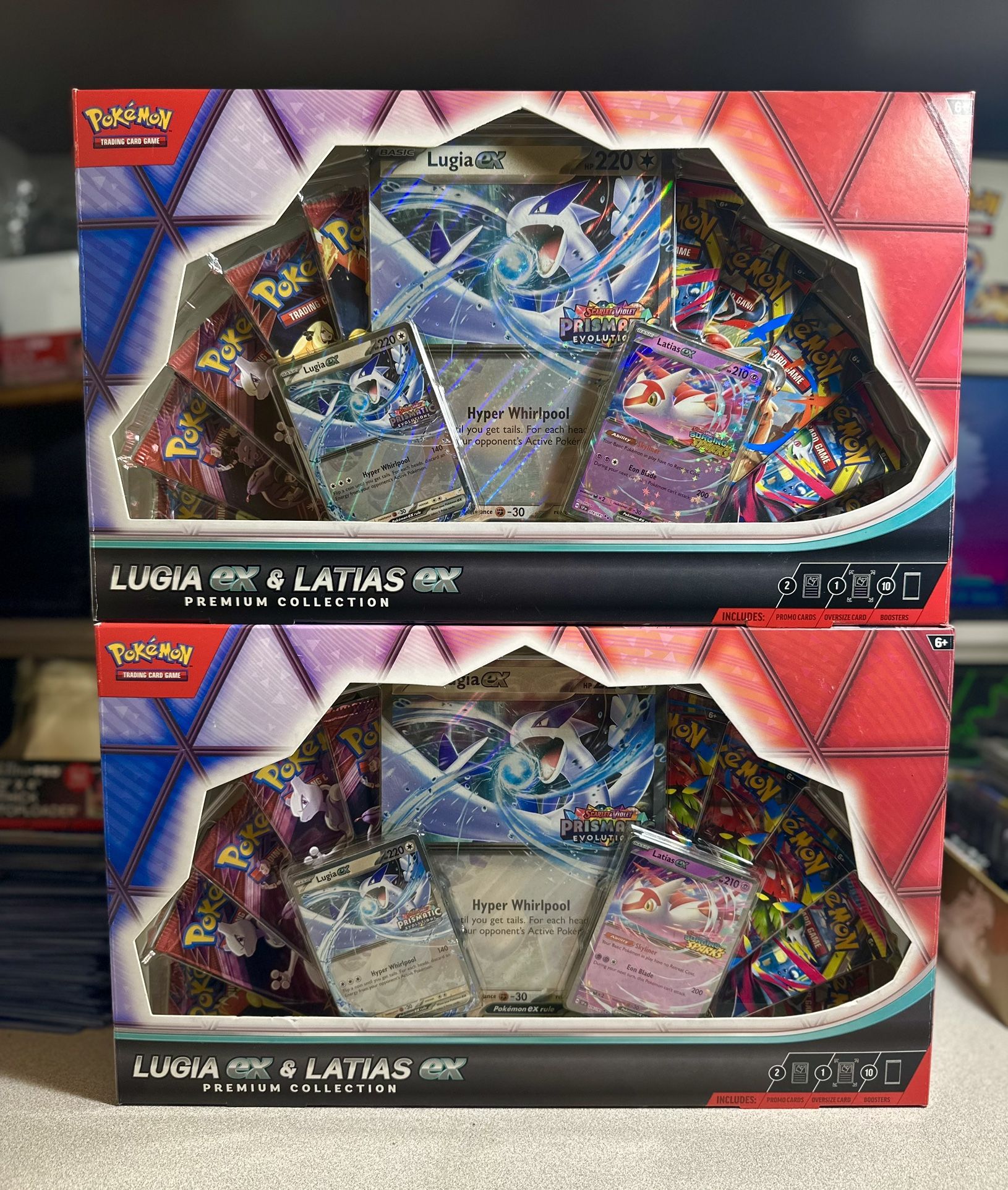 Lugia ex & Latias ex Premium Collection Pokemon Cards 