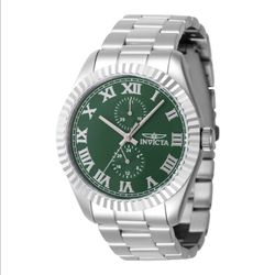 Invicta Men's 47422 Specialty Quartz Green Dial Stainless Steel Watch