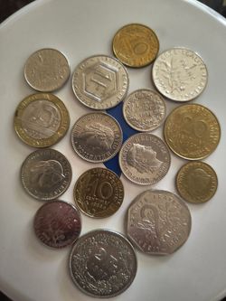 French Francs from 1980 to 1990s