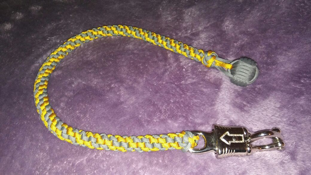 Paracord Getback whip W/1" Steel Ball CUSTOM DESIGN.