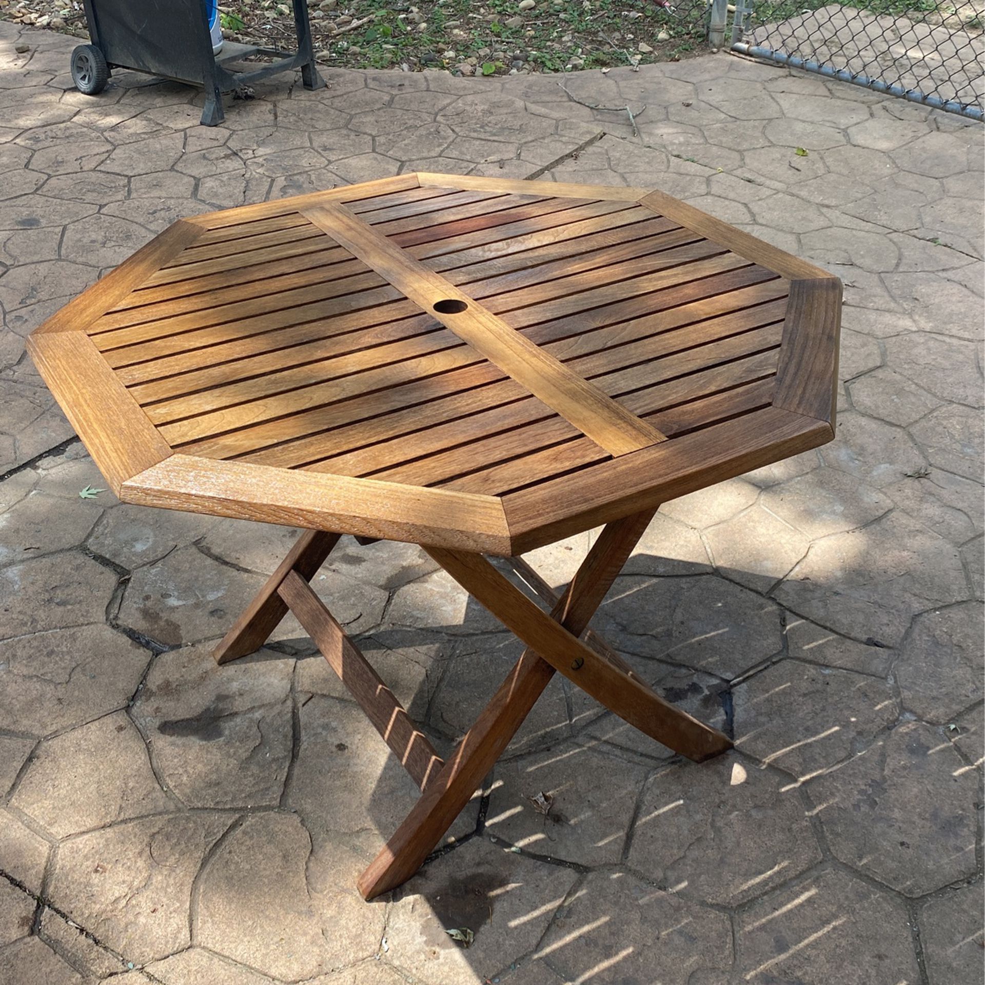 Folding Teakwood Outdoor Table
