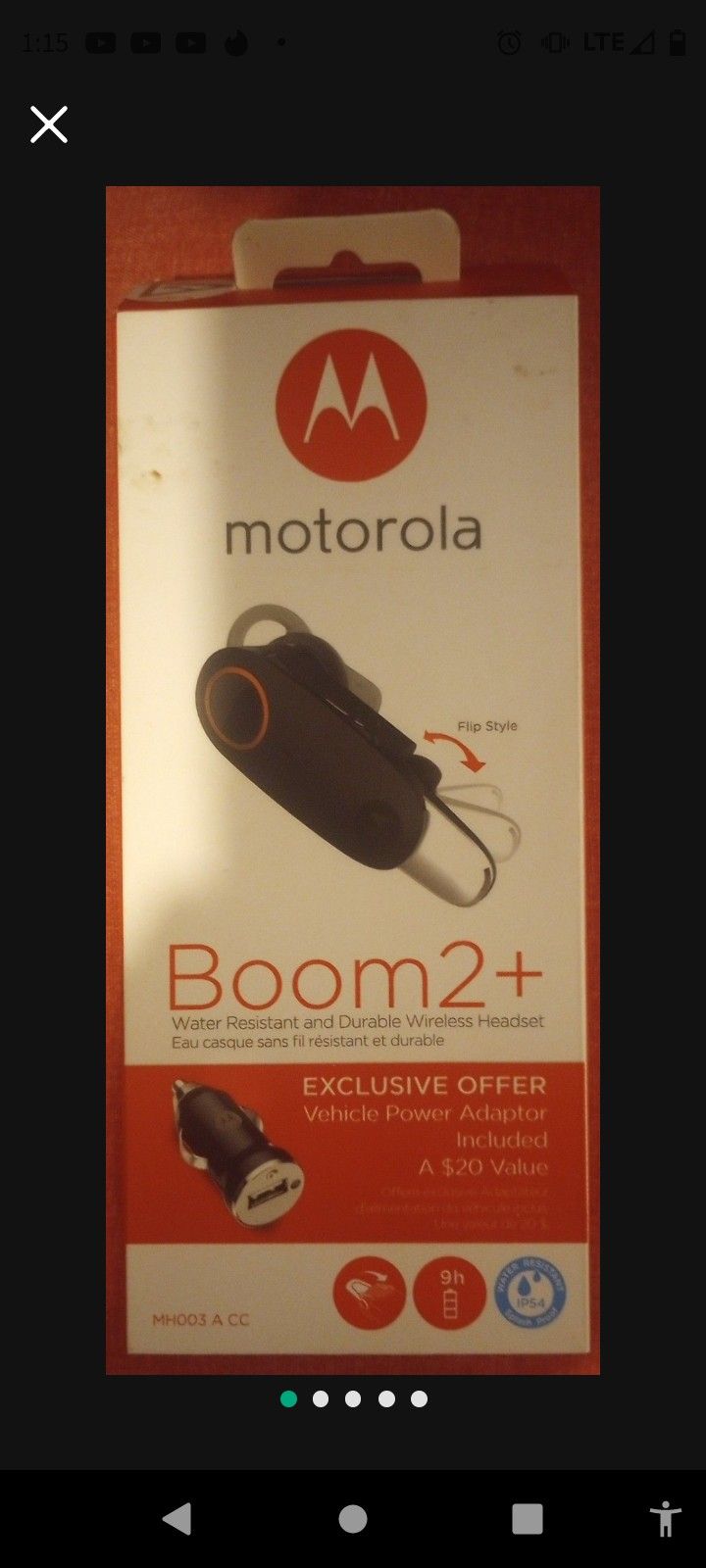 Boom 2+ Water Resistant Wireless Headset