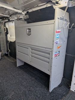 Heavy-Duty Van Tool Storage Cabinet – For Sale