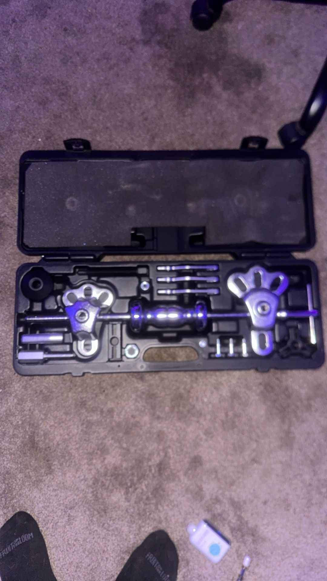 Maddox 9‑Way 5 lb Slide Hammer & Puller Set, the GearWrench 10‑Way Slide Hammer Puller Set,