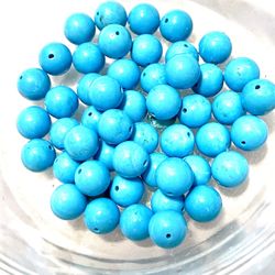 Large Lot Of Turquoise Beads!