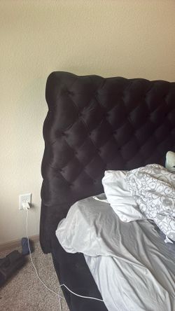 Black Sued Head Board