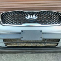 2016-2018 Kia Sorento Complete Front Bumper With Grill And Emblem And Fog Lights Accessories OEM.