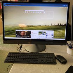 All-in-one Core i5 8400T / up to 1.7GHz · RAM 8 GB · HDD 1 TB · DVD-Writer · UHD Graphics 630 · Gigabit Ethernet · Win 11 pro 64-bit · monitor: LED 27