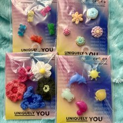 New 4 Pack Croc Charms 