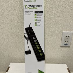 TrickleStar - (7) - Outlet AV Advanced PowerStrip + - (New)