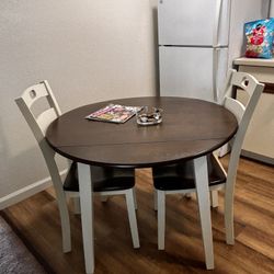 Like New Ashley Kitchen Table And Two Chairs Table 