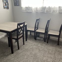 4 Person Table With Chairs