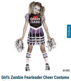 Zombie Cheerleader Costume