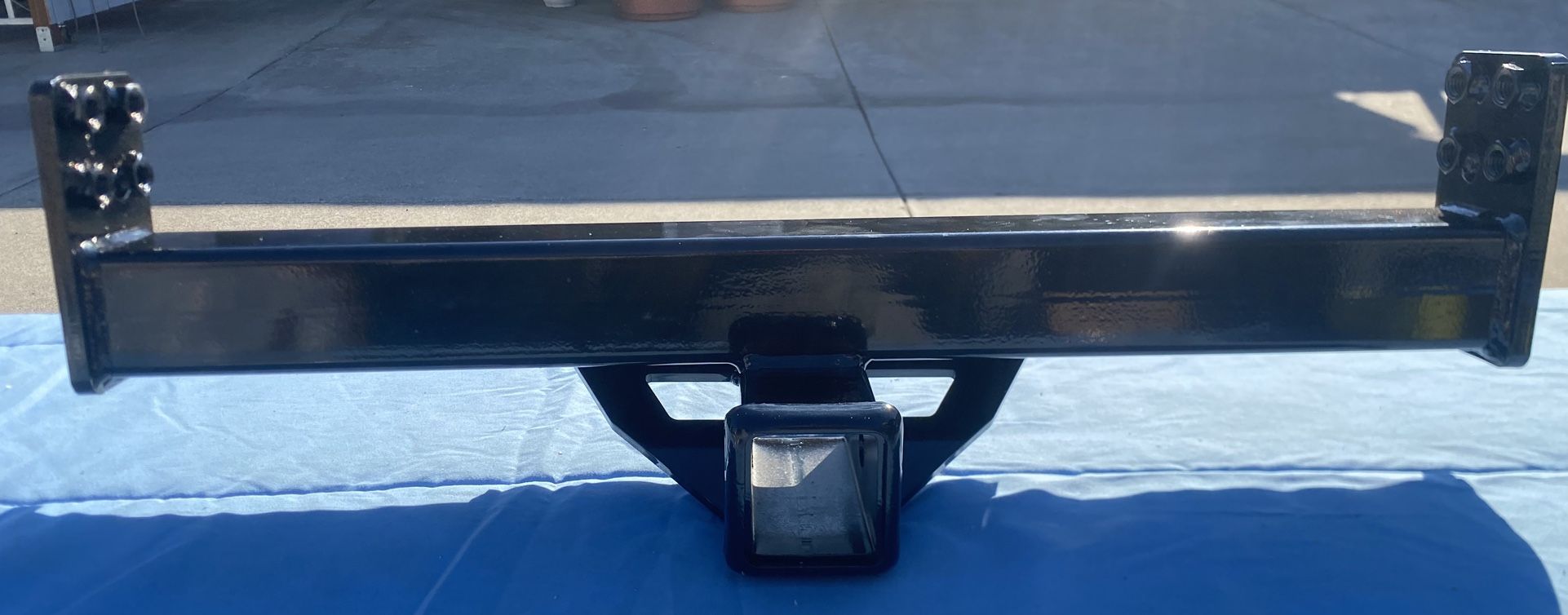 For Jeep CJ Wrangler 76-06 Rear bumper Trailer Hitch 2" Receiver Powder-Coated  