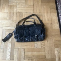 Genuine Leather Duffle satchel bag