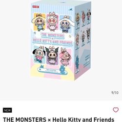 The Monsters Labubu X Hello Kitty And Friends Series- Vinyl Plush Pendant Blind Box
