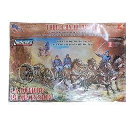 New! Lindberg 70350 The Civil War 1/16 Scale Plastic Model Kit Union Army 