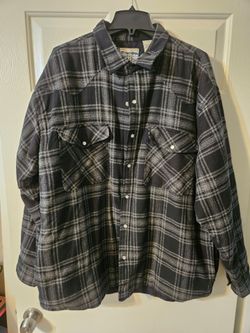Mens long sleeve button thick shirt