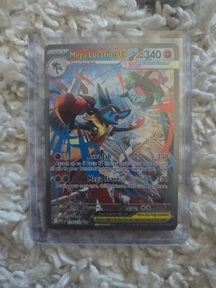 Pokemon Mega  lucario ex 179/132