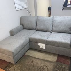 Living Spaces Sectional Sleeper Sofa