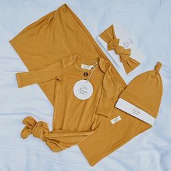 Heavenly Clouds Baby Swaddles & Night Gown 