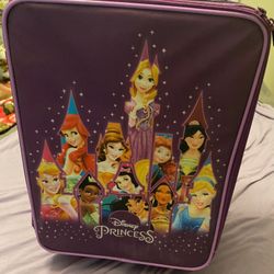 DISNEY PRINCESS ROLLING CARRYON SUITCASES - $20 Each