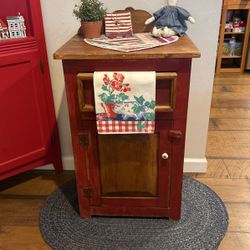 Rustic Farmhouse End/Side Table OR Cabinet