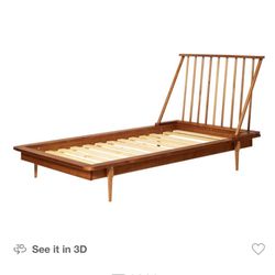 Twin Platform Spindle Bed 
