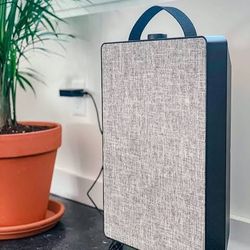 FÖRNUFTIG Air purifier, Black, 12x18 "