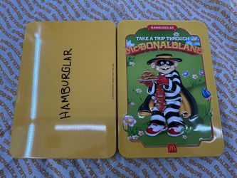 Mcdonalds Mcdonaldland Collectible Toy Hamburglar #2 Tin For Trade