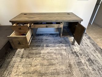 Ducar 61 Executive Desk Solid Knotty Alder Wood for Sale in Scottsdale AZ OfferUp