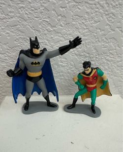 1997 Kenner, Batman and Robin cake toppers