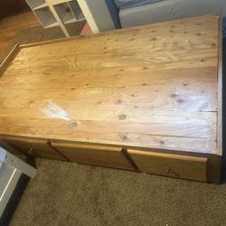 Captains Bed frame And Mattress $30