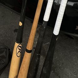 Baseball LOT Professional Bats, Glove, Cleats