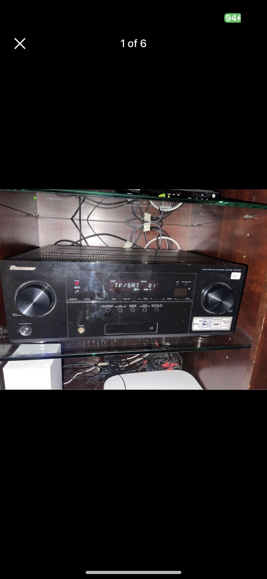 Pioneer audio/video multi-channel receiver vsx-921