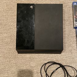USED PS4 With GAMES AND CONTROLLERs
