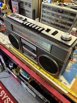 Vintage SONY CFS-65s Boombox AM/FM Cassette Radio Recorder Tested Operation Confirmed