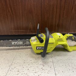 Ryobi 14” Chainsaw Brushless W/batteries And Charger