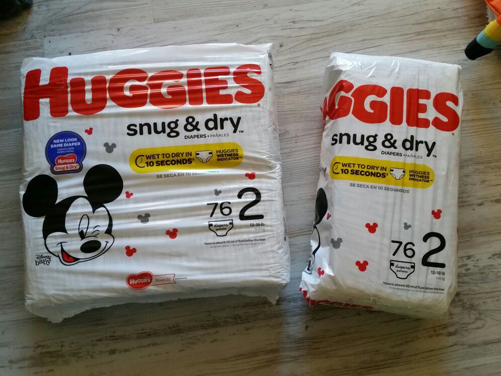Size 2 Diapers (pending)