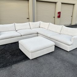 White Modern Sectional 