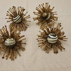 Vintage Pier 1 Napkin Ring Set