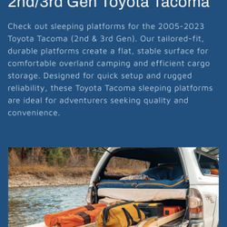 BamBed Overlanding Bed & Sliders 