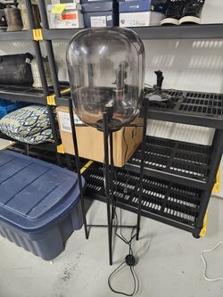 Havertys Renzo Globe Floor Lamp