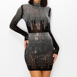 Fashion Black Dress.