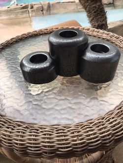 3 piece candle holders