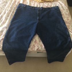 New Wrangler Carpenter Jeans  W 48 L 30  washed never worn $25