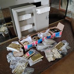 Brass Door Hinges And Door Stoppers  And Locks 